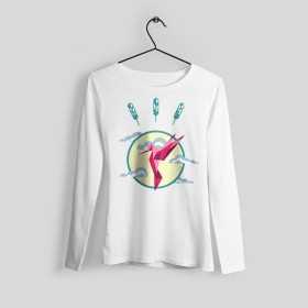 Brown bear printed sweater